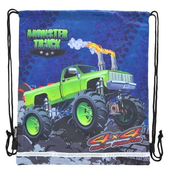 Сумка-мішок Smart SB-01 Monster truck 40x35 см карамельне яблуко (555244) 