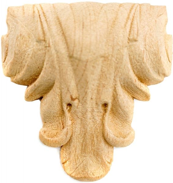 Декоративная панель деревянная капитель 2 шт. CB.05.60 60х63x14 мм 