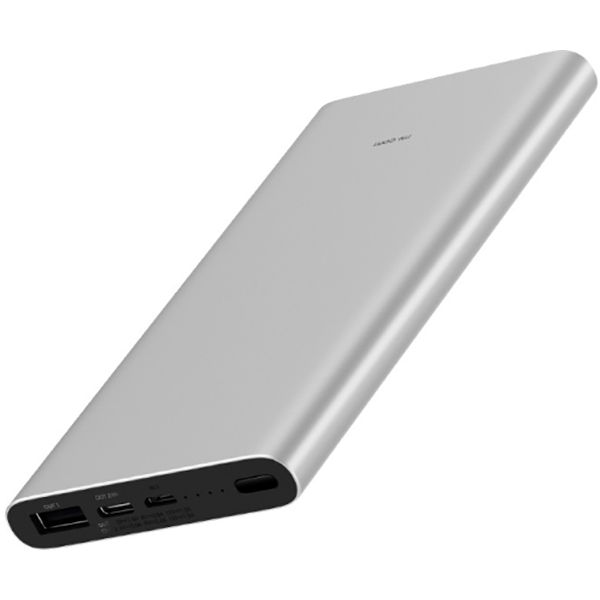Зовнішній акумулятор (Powerbank) Xiaomi 10000 mAh silver (495076) Mi Power Bank 3