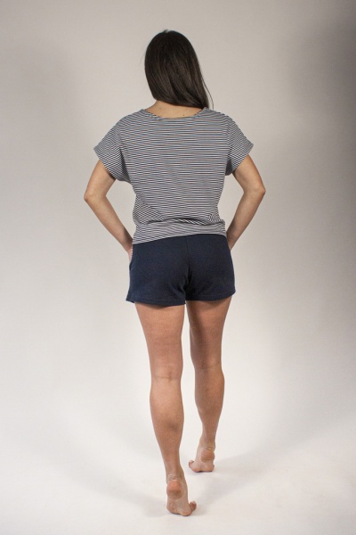 Комплект женский Flis clothes р. L бело-синий 