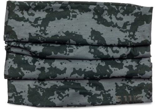 Мультифункціональний головний убір 5.11 Tactical 89471-266 Halo Neck Gaiter [266] Stealth black