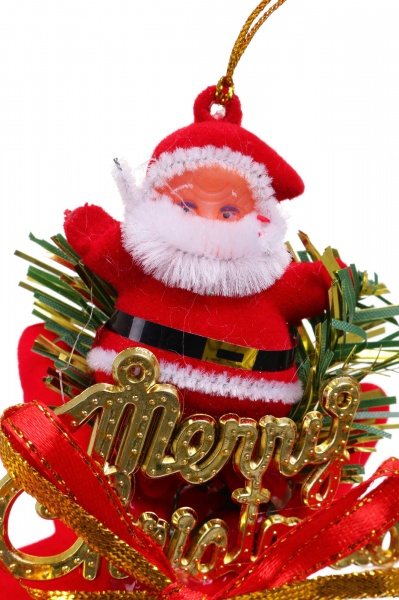 Декоративна підвіска Зірка 13 см червоний NY21004