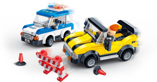 Конструктор BanBao new city поліція та авто 7033