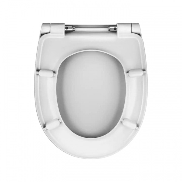 Сиденье для унитаза с крышкой EGO Bas So дюропласт с Soft-close