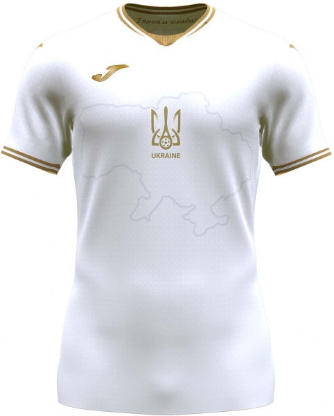 Футболка Joma FED. FUTBOL UCRANIA AT102404A200 р.XS білий