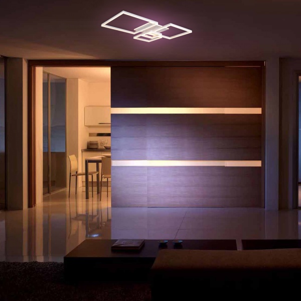 Светильник светодиодный LightMaster CE2150 UNION квадрат с пультом 165 Вт белый 3000-6500 К