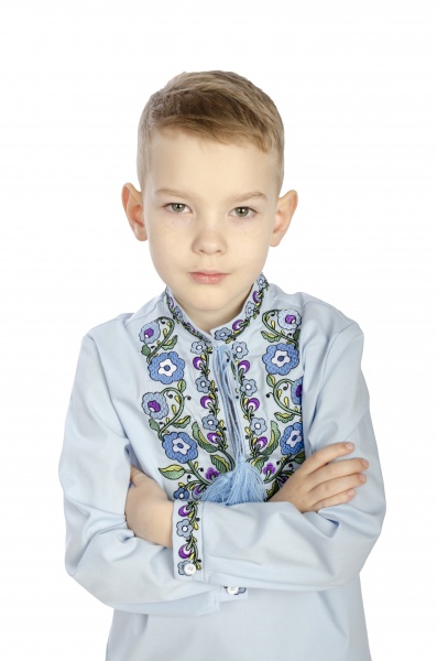 Вишиванка дитяча Едельвіка 47-23/00 р.152 блакитний 