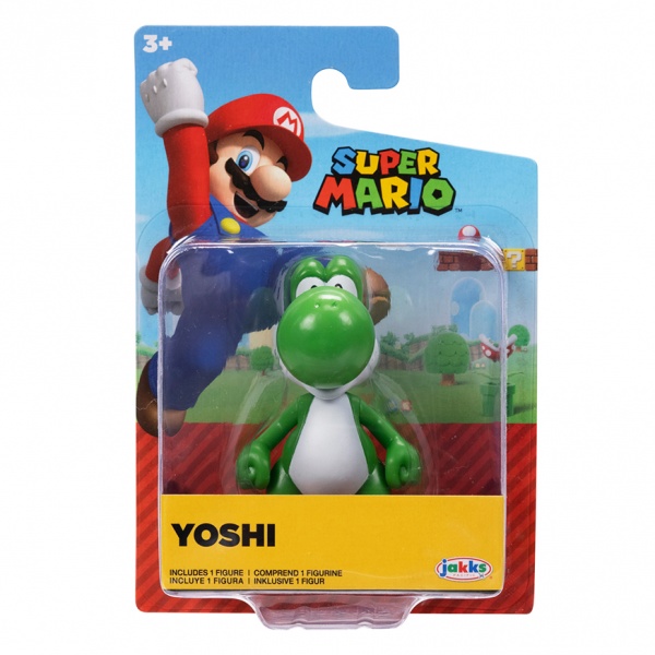 Игровая фигурка Super Mario с артикуляцией Зеленый Йоши 6 см 61228-RF1-GEN 