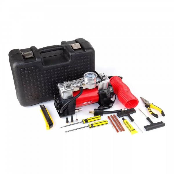 Компресcор автомобильный AMiO 12V HQ ACOMP-18 (02640)