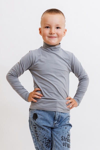 Водолазка для мальчика KOSTA р.140 серый 2604-4 