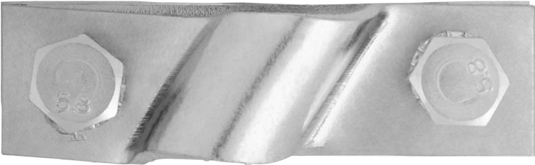 Зажим шпильки заземления E.NEXT D16 с полосой z0010021