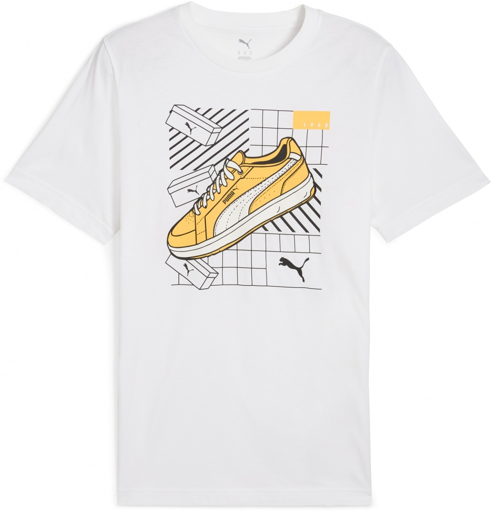 Футболка Puma GRAPHICS Sneaker Tee 68483002 р.L белый