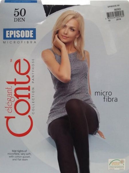 Колготки Conte EPISODE 50 den nero р. 4 черный 