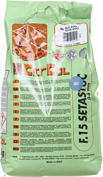 Фуга Cercol F.15 Setastuc 80 Blue Avio 5 кг блакитний