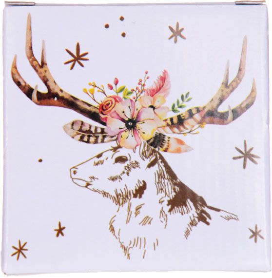 Набір підставок під гаряче Різдвяний олень 10 см 2 шт. 924-464 Lefard