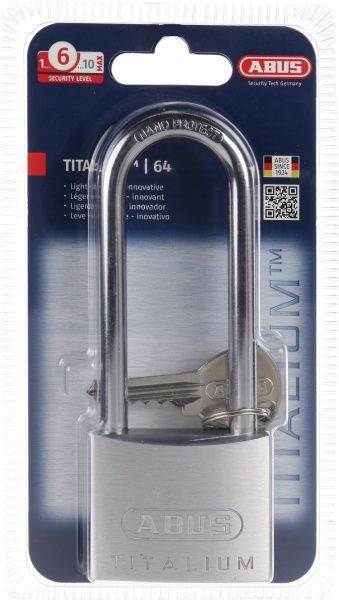 Замок навісний Abus 727TI/50HB80 відкритий (амбарний)