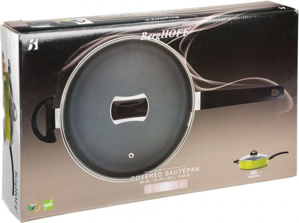 Сотейник із кришкою Eclipse 26 см зелений 3700086 BergHOFF