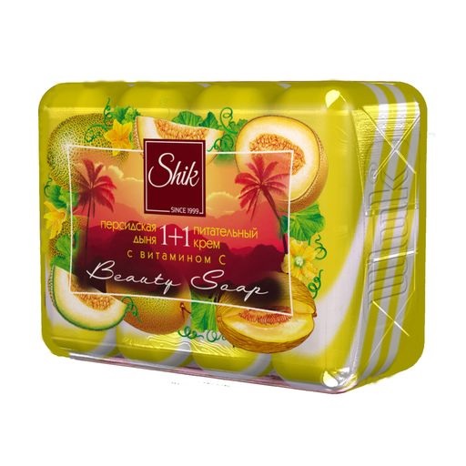 Мыло Шик Персидская дыня + питательный крем С витамином Е 360 мл 360 г