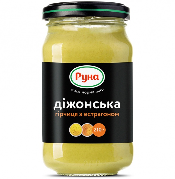 Горчица Руна Дижонская с эстрагоном 210 г