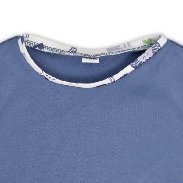 Пижама детская WP Merchandise Динозавры р.116–122 синий с рисунком FWPPJP3ZOO23BL122 