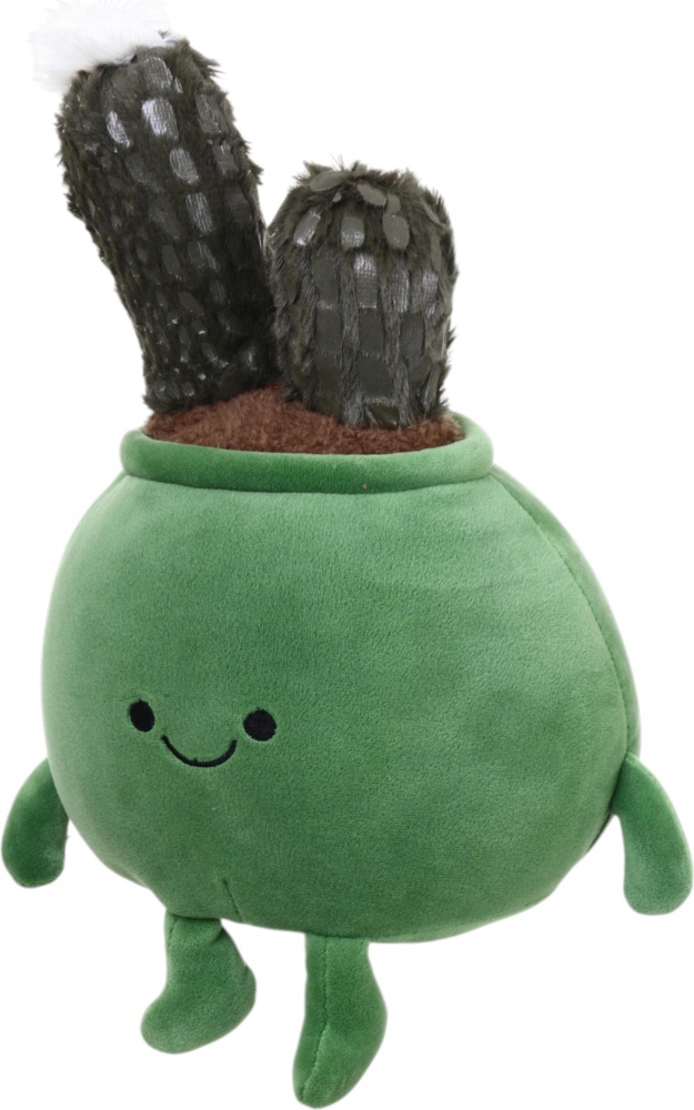 Мягкая игрушка HW Planty Pals Кактус с цветком 28 см разноцветный DT251403-11