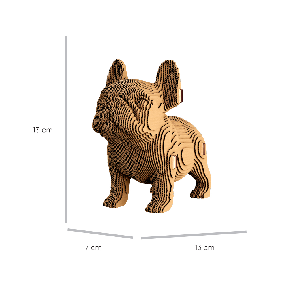 Конструктор картонный Cartonic 3D Puzzle BULLDOG PUPPY CARTMNBULL
