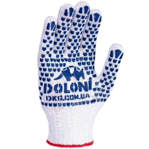 Рукавички з точкою ПВХ Expert Extra White 2 нитки 577