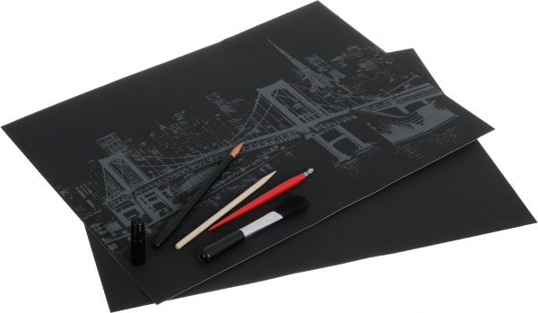 Скретч-картина Токио 40,5x28,5 см 