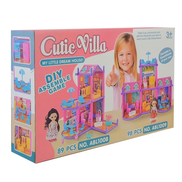 Игровой домик с куклой ABL1009