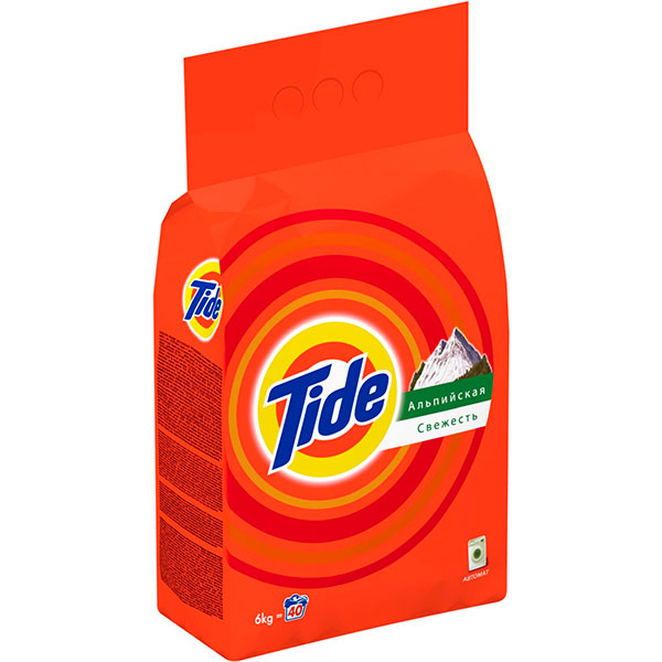Стиральный порошок для машинной стирки Tide Альпийская свежесть 6 кг
