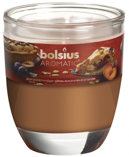 Свеча Сливовый пирог 7х8 см Bolsius
