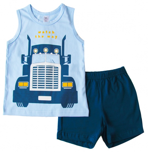 Піжама для хлопчиків Smil р.92 блакитний 104514 