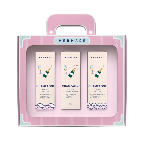 Набор унисекс Mermade Lip Care Set Champagne