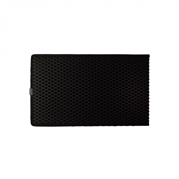 Килимок для туалету EVAtech Kitty 50х30 см чорний ромб