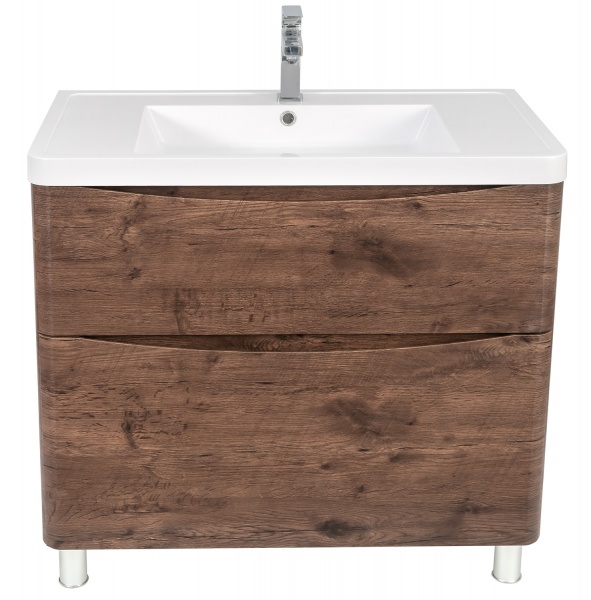 Тумба напольная Aqua Rodos Vista каштан с умывальником Ваr 90 см