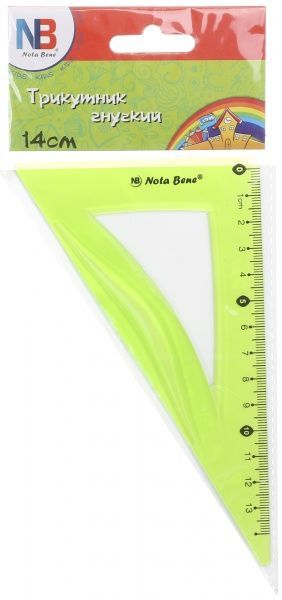 Транспортир гибкий 14 см KR970958 Nota Bene