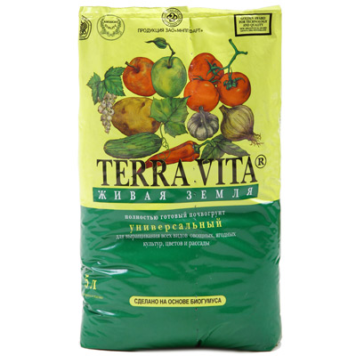 Грунт Terra Vita Жива земля 50 л