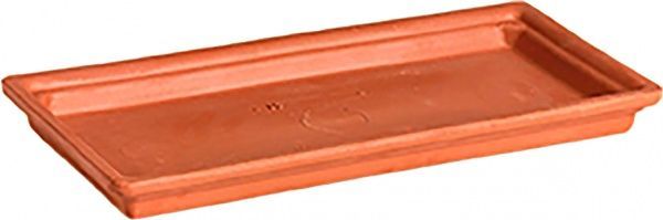 Поддон керамический DEROMA 31х3 котто круглый 