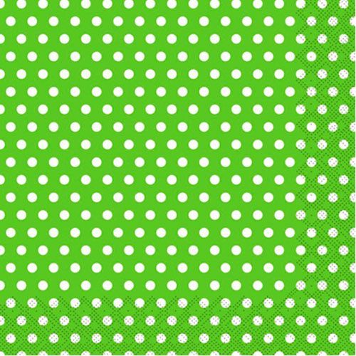 Салфетки столовые Silken Горошки 33х33 см цветные 20 шт.