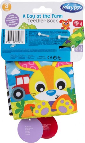 Книжка-прорізувач Playgro День на фермі 71 032