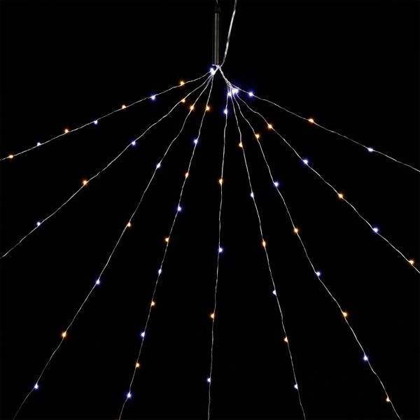 Гірлянда LED 180 ламп 1.5 м біла