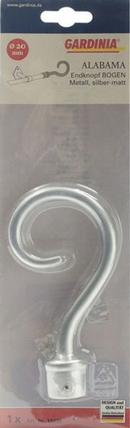 Наконечник Bogen Gardinia Alabama набірний d20 мм срібний 