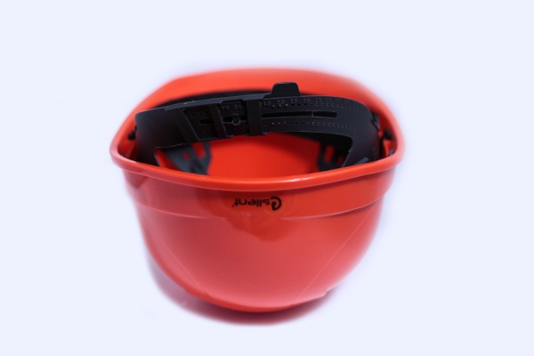 Каска Silent поліетилен (HDPE) з вентиляцією помаранчева 1470BL OR