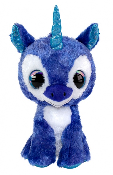 Мягкая игрушка Lumo Stars Единорог Velvet 15 см светло-синий 55600