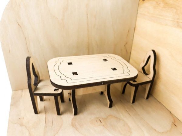 Конструктор дерев'яний Зірка Лялькова кімната Кухня