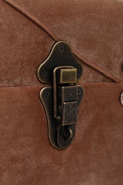 Скриня-пуф Art&Crafts Велюр 64х35х33 см горіховий 