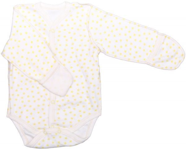 Боди Bambinelli желтая звездочка р.56 белый с рисунком 
