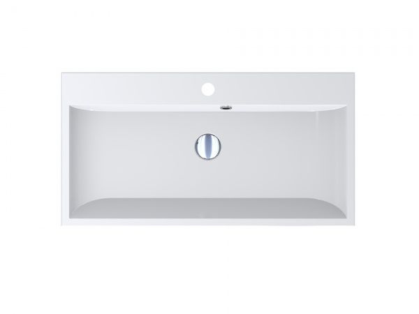 Умывальник мебельный Miraggio Varna 800 из искусственного мрамора 80x42 см 0000258