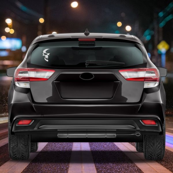 Светоотражающая наклейка Skull