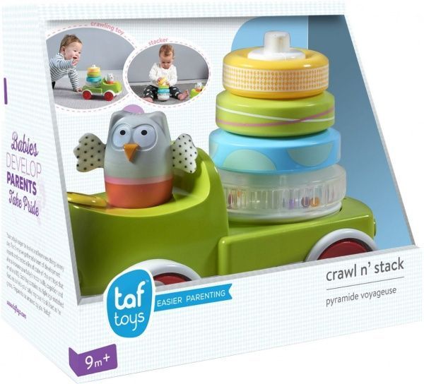 Игрушка развивающая Taf Toys Совушка-малышка с машинкой 11945